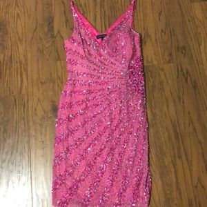 Pink Aidan Mattox size 0 dress
